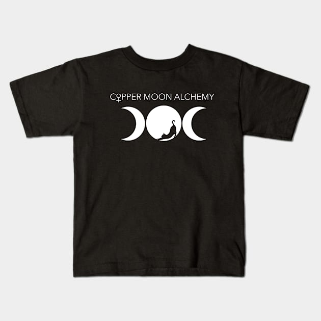 Copper Moon Alchemy Cat Stretch Shirt Kids T-Shirt by Copper Moon Alchemy